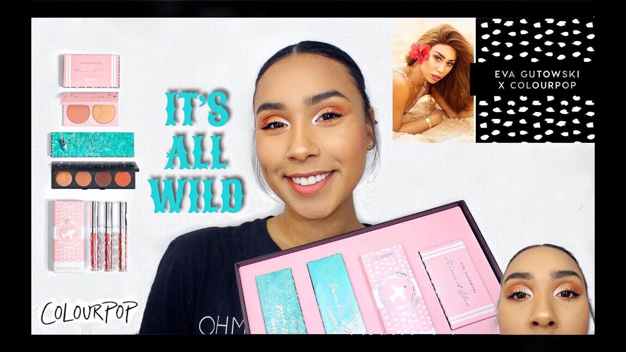 EVA GUTOWSKI X COLOURPOP IT'S ALL WILD TUTORIAL | MAYA GUTOWSKI |