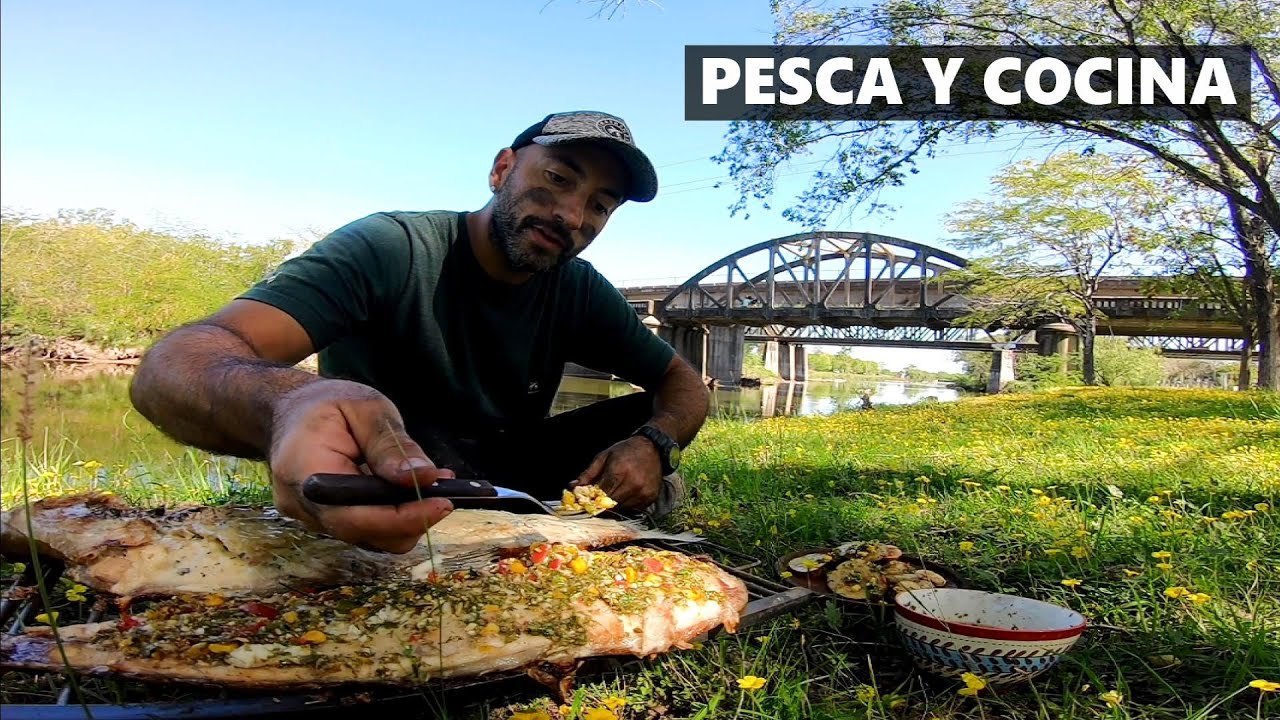 PESCA Y COCINA en hermoso arroyo, APARECI&Oacute; ALGUIEN 👻 PESCA URBANA