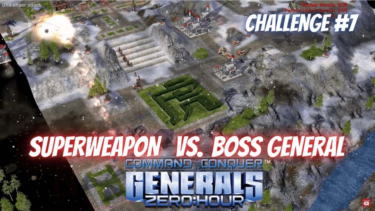 Zero Hour USA Superweapon Challenge #7 &ndash; vs Boss General (Hard Difficulty)