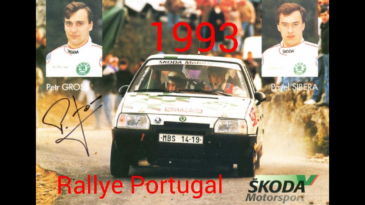 Rallye Portugal 1993 Škoda Favorit, Emil Triner a Pavel Sibera