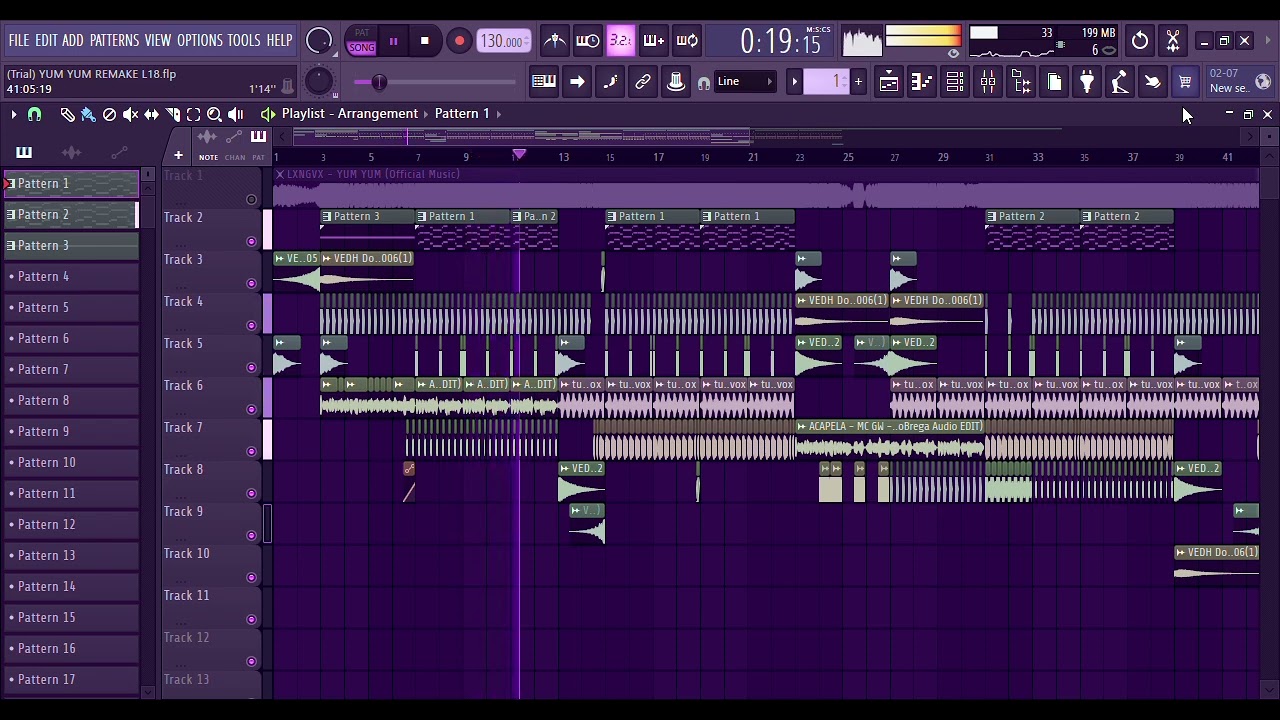 [FREE FLP] LXNGVX - YUM YUM || REMAKE IN FL STUDIO 24