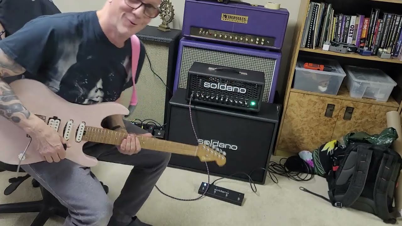 Soldano Astro 20 (with Soldano 2x12 cab) first test drive!  My jaw is on the floor!