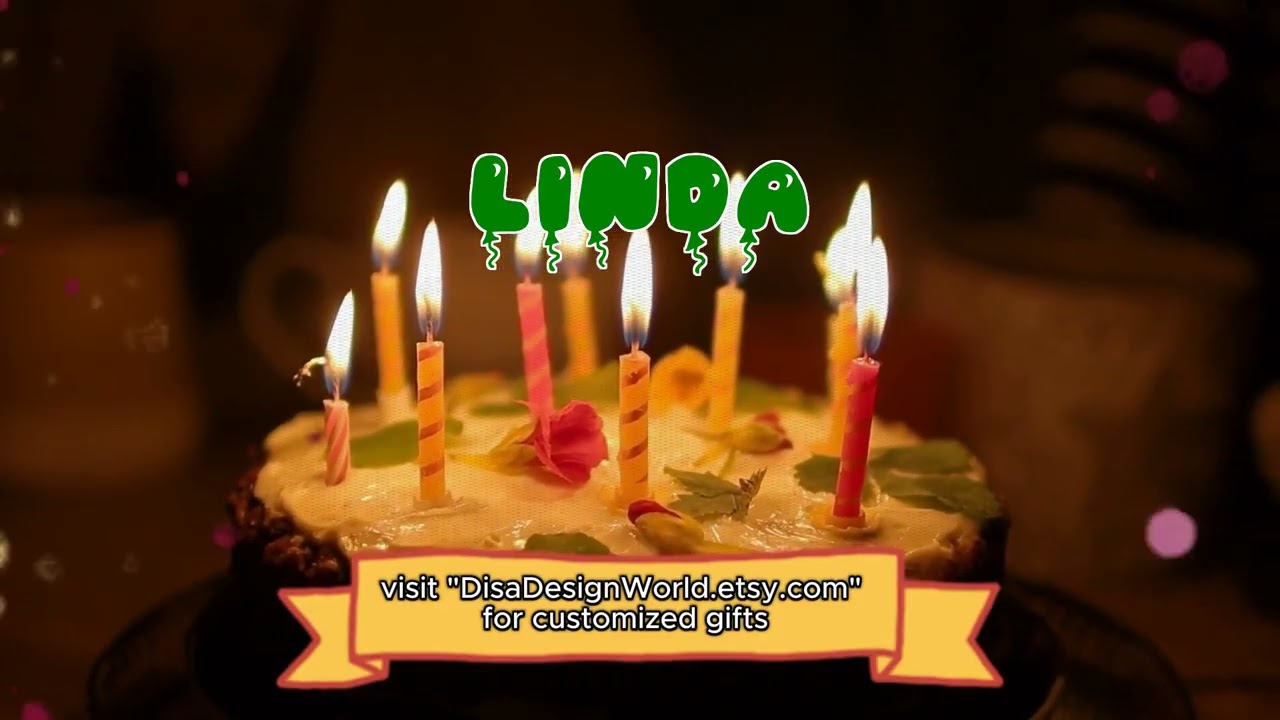 Happy Birthday LINDA   Happy Birthday Song   Birthday Wishes   Birthday Party