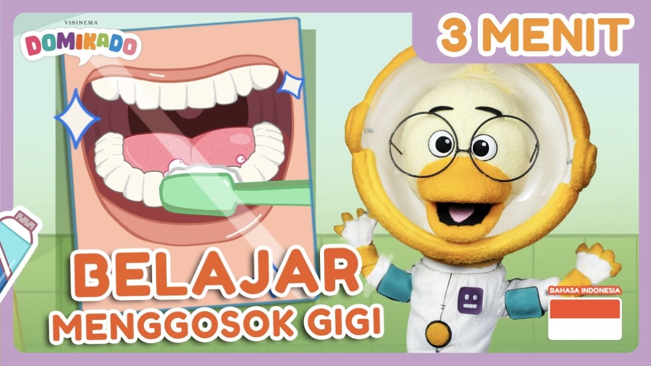 EPISODE SPESIAL DOMIKADO - BELAJAR CARA MENYIKAT GIGI YANG BAIK DAN BENAR