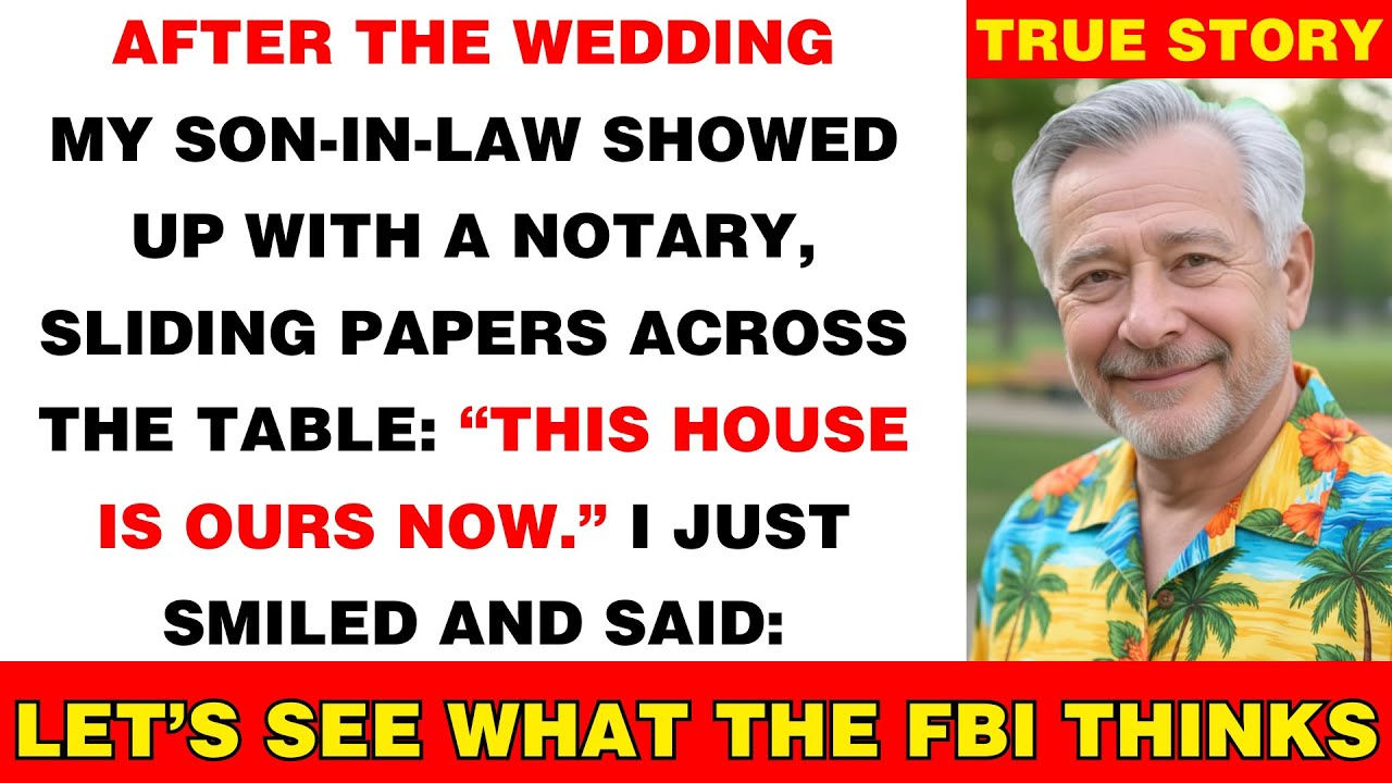 My Son-in-law Married My Daughter To Steal My House. Day After The Wedding, He Came With A Notary...