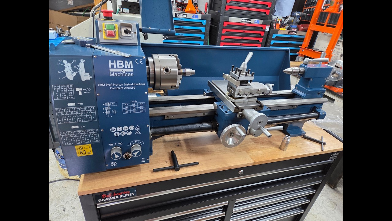 Torno HBM 250x550 Norton Profi Completo -  Nueva Version - Tu mejor Aliado En el Taller