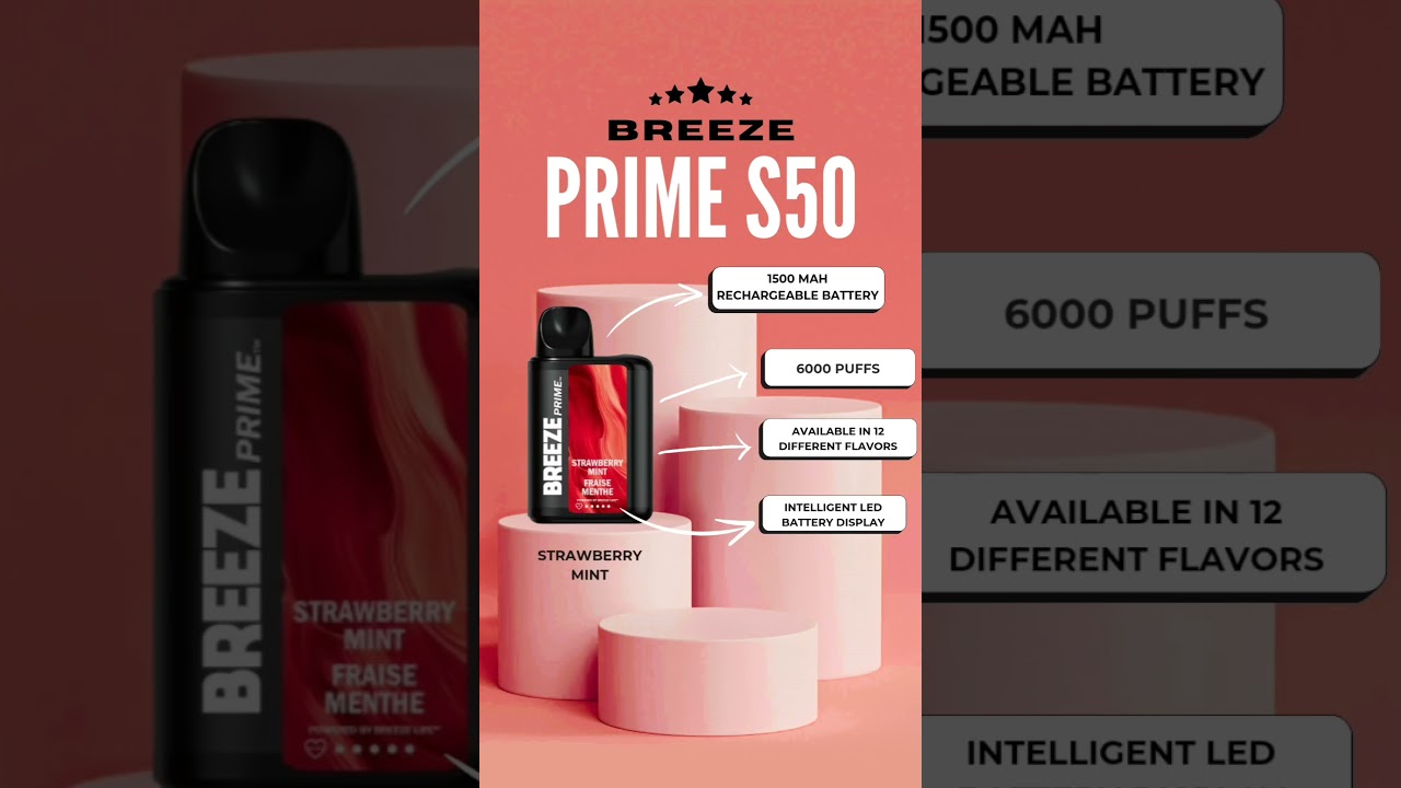 BREEZE PRIME S50 - 6000 Puffs