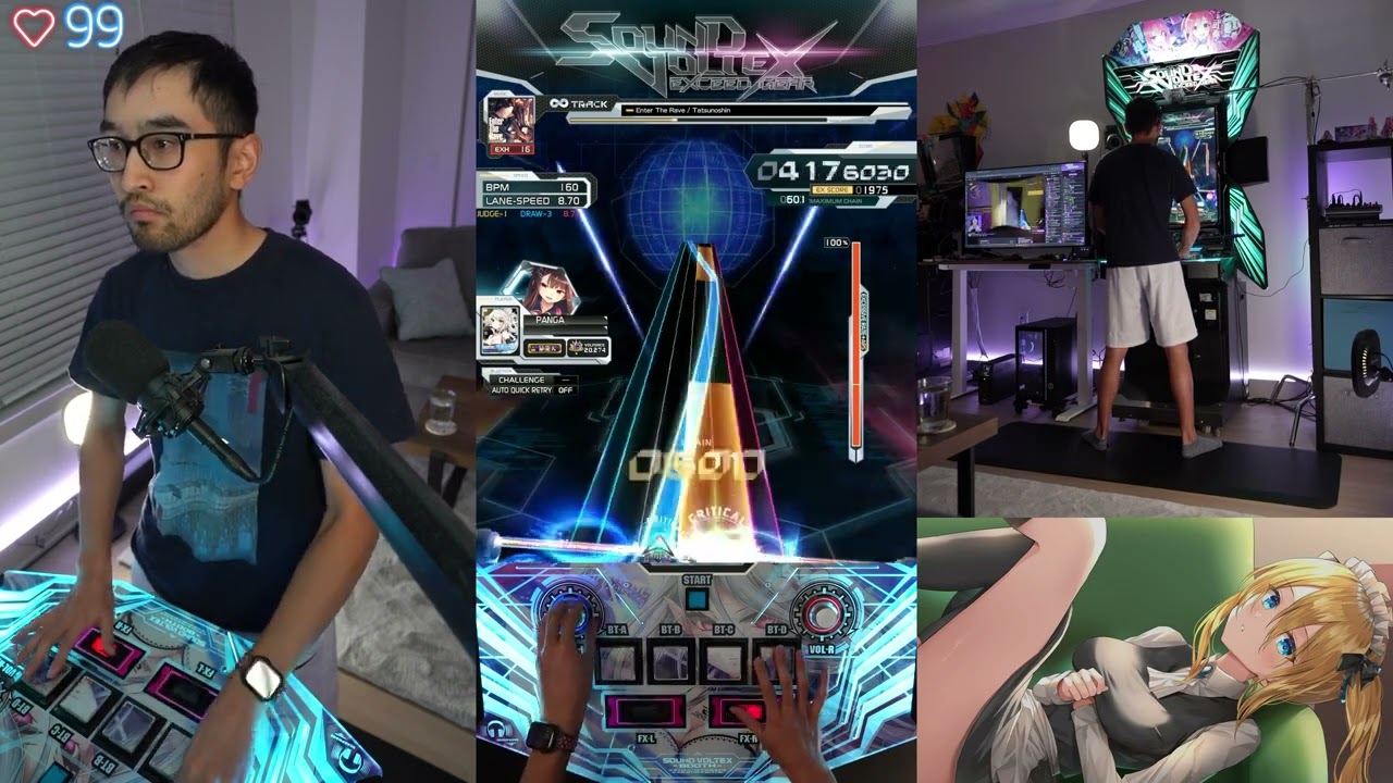 【SDVX EG コナステ】 Enter The Rave [EXH] PUC (Hand Shot)