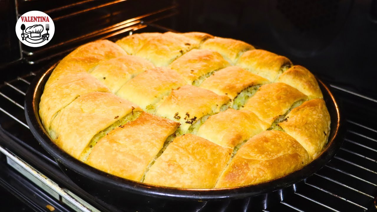 Najjednostavniji RECEPT za čuvenu-Kupusaru👌❗Najukusnija kvasna pita ikada😍