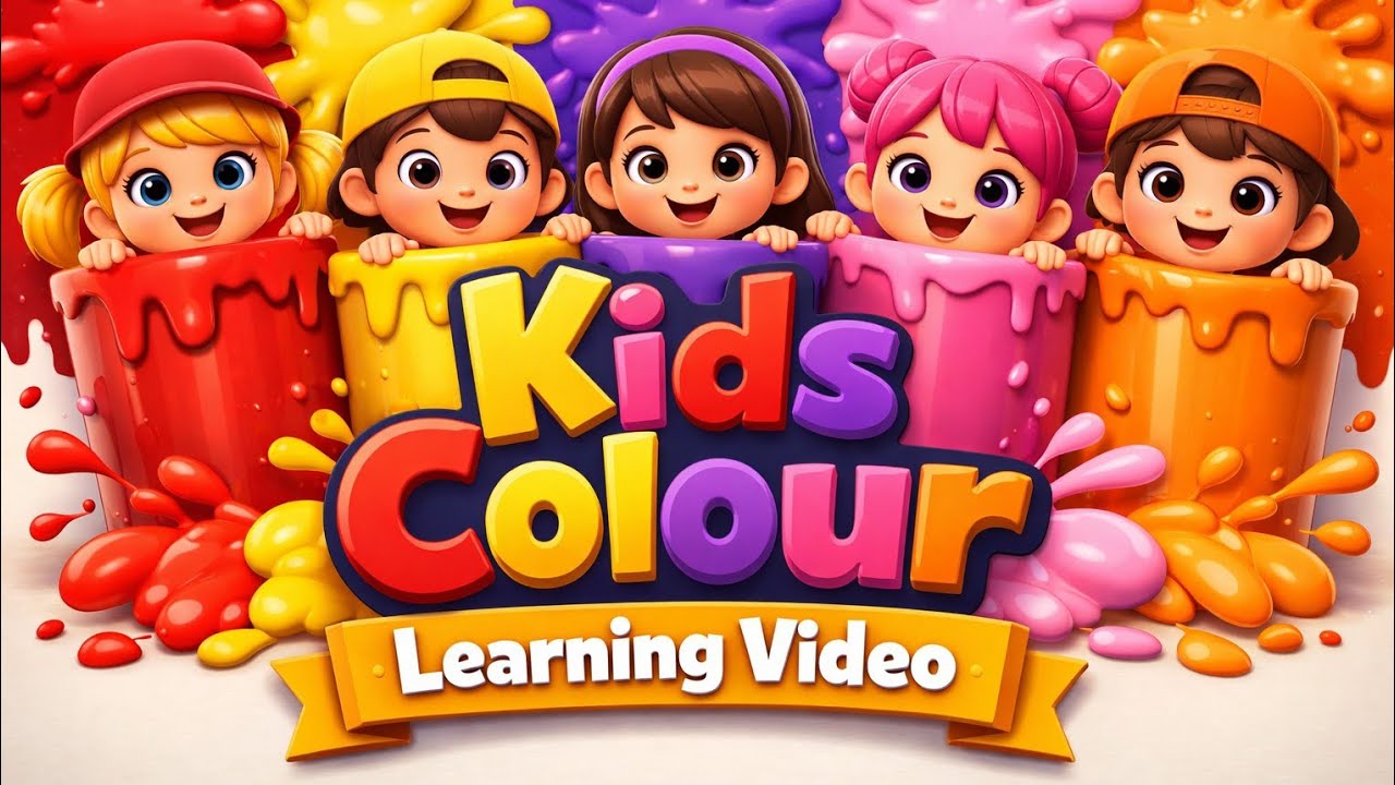 Magic Colors Song 🌈 | 3 Minute Kids Color Learning Song | Lal Peela Neela Hara