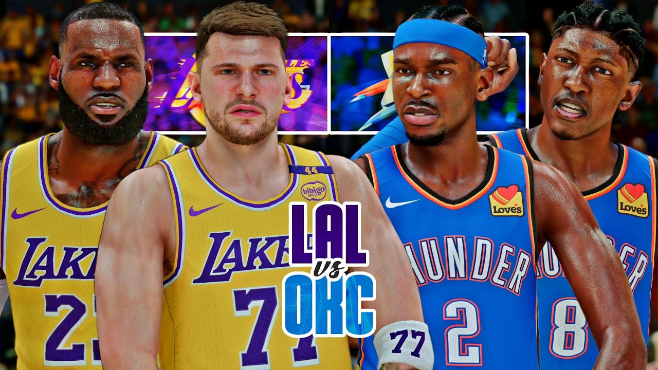 THUNDER vs LAKERS | NBA 2K25 (PS5 PRO) [4K60]