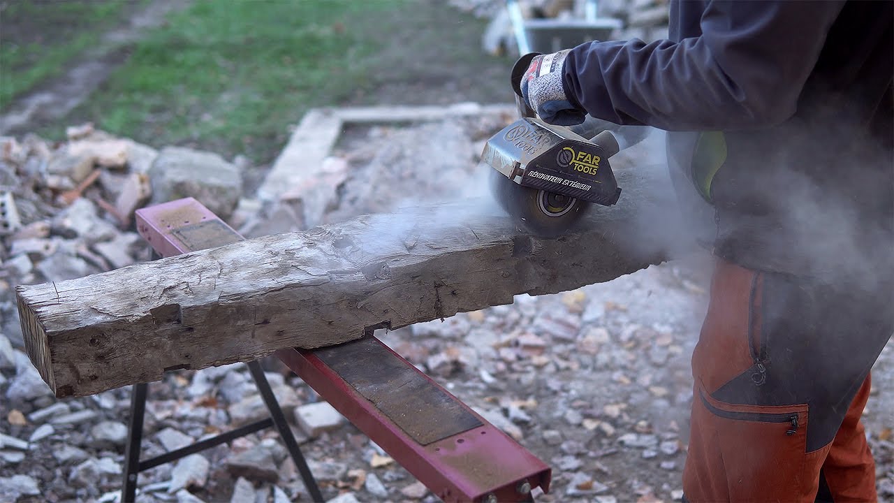 Oak Beam RESTORATION / New Workshop Lintel