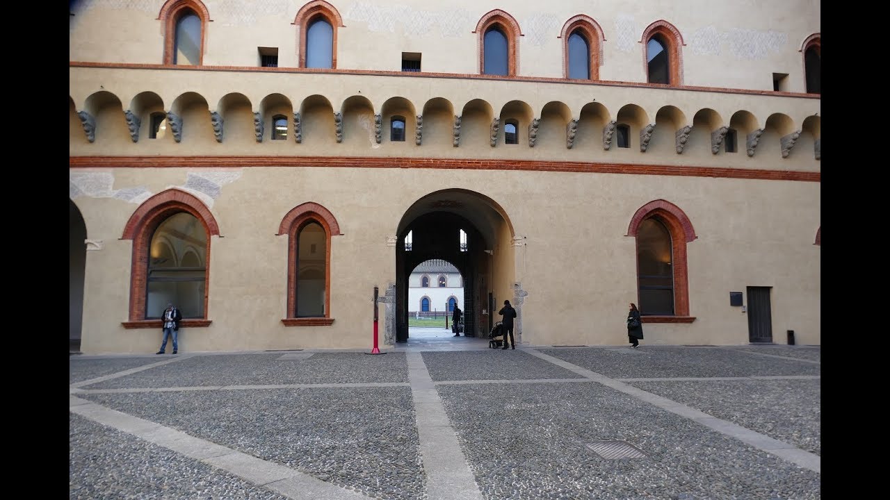 Zamek Sforza w Mediolanie - WLOCHY 01/2019
