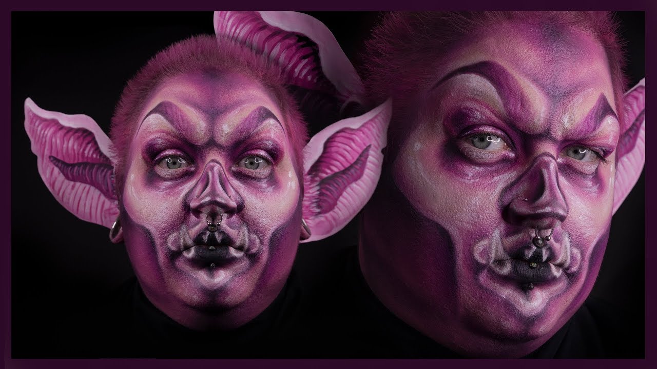 Pink Vampire Bat - NYX Cosmetics FACE Awards Entry, 2019 USA