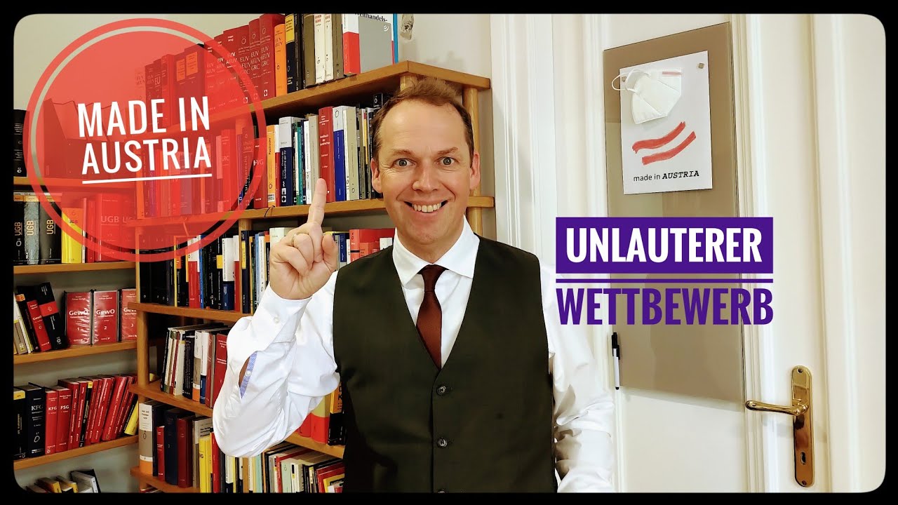 Masken Made in Austria - unlautere Irreführung