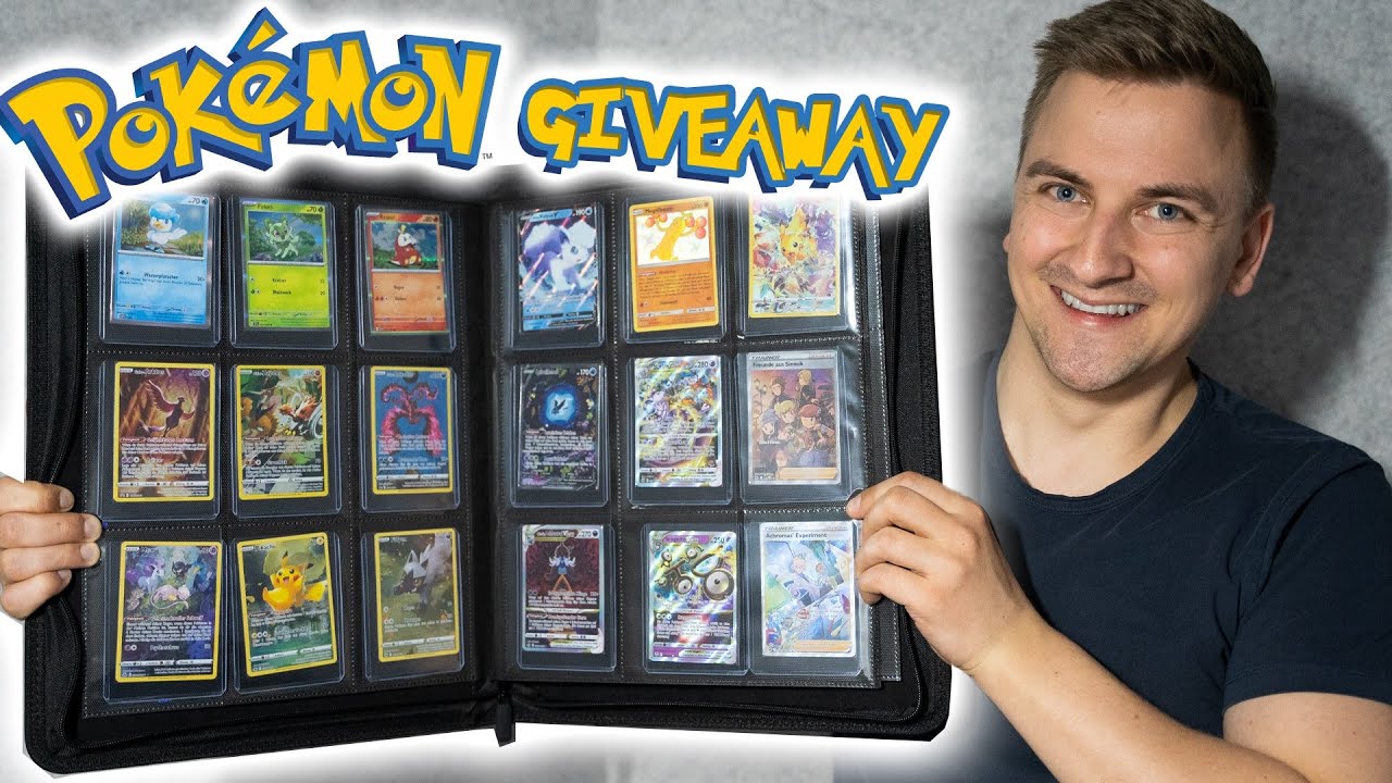 GIVEAWAY! Der BESTE Toploader ORDNER für EURE Karten | Pokémon Booster Opening