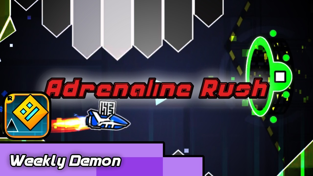 Geometry Dash - Adrenaline Rush by Gonixel (Easy Demon/Weekly Demon)