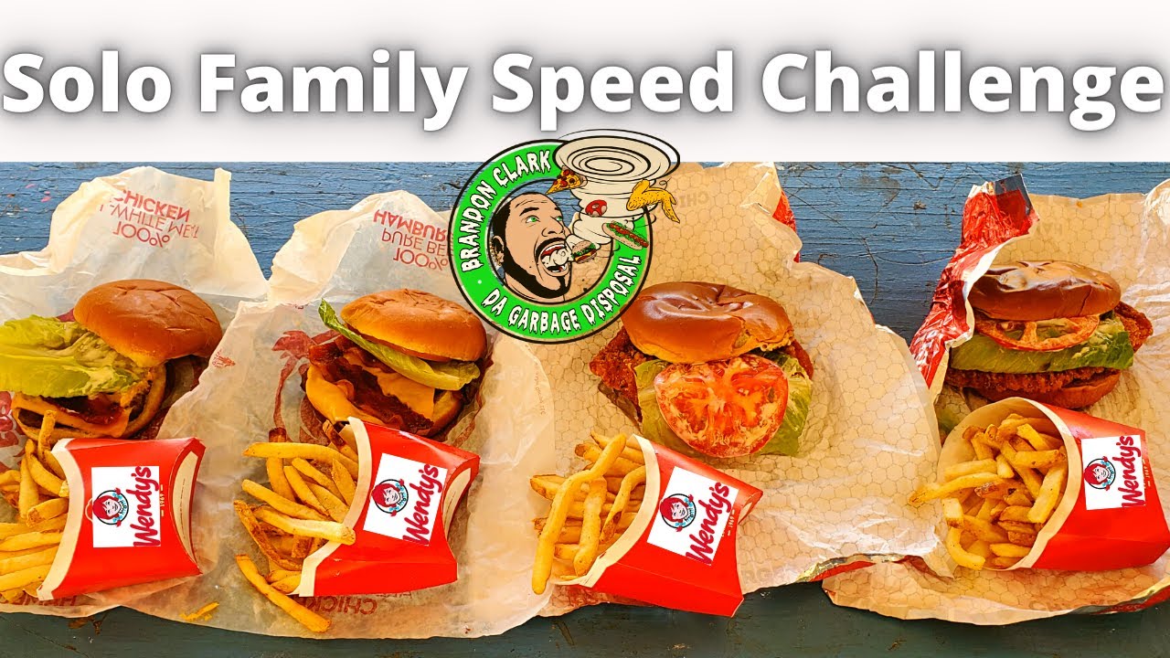 Speed Challenge Wendy's Family Challenge Solo