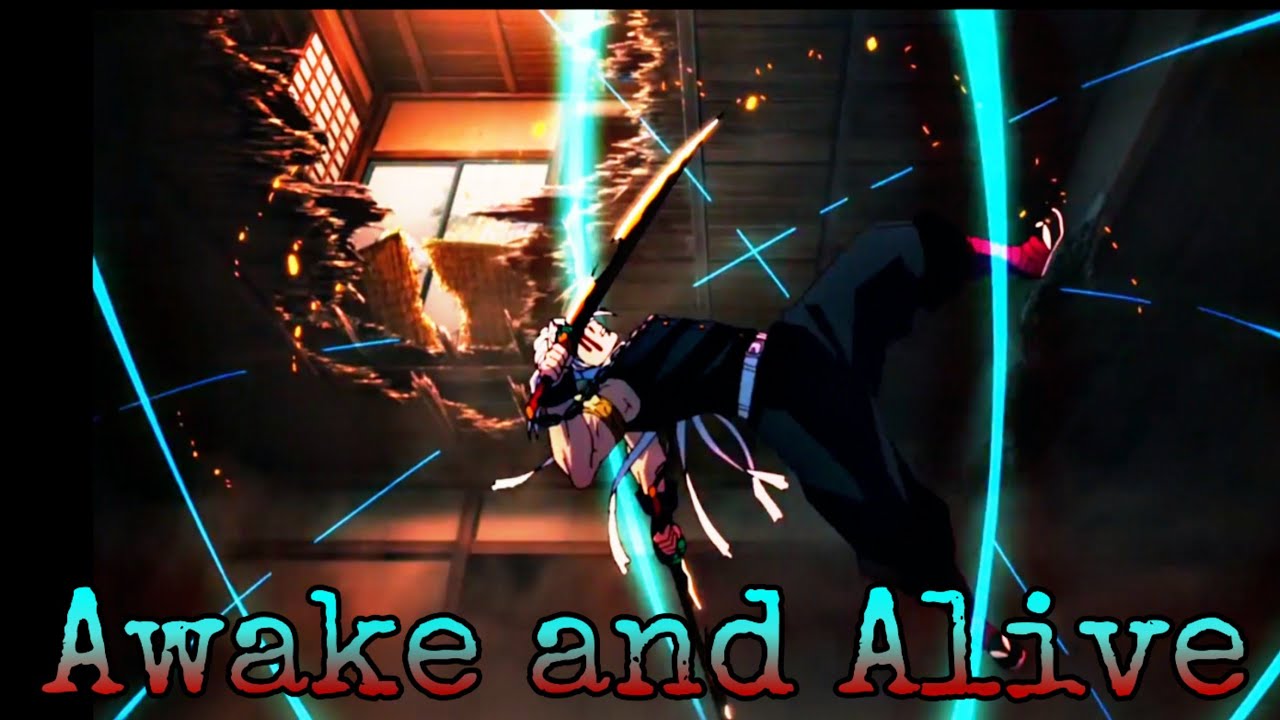 | Demon Slayer | Uzui VS Gyutaro and Daki | AMV | Awake and Alive |