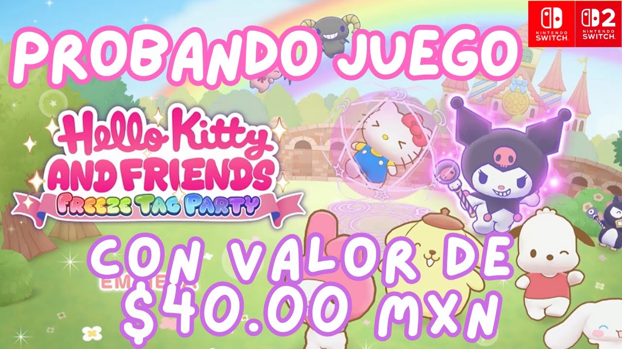 JUGANDO HELLO KITTY AND FRIENDS TAG FREEZE PARTY✨-Reseña