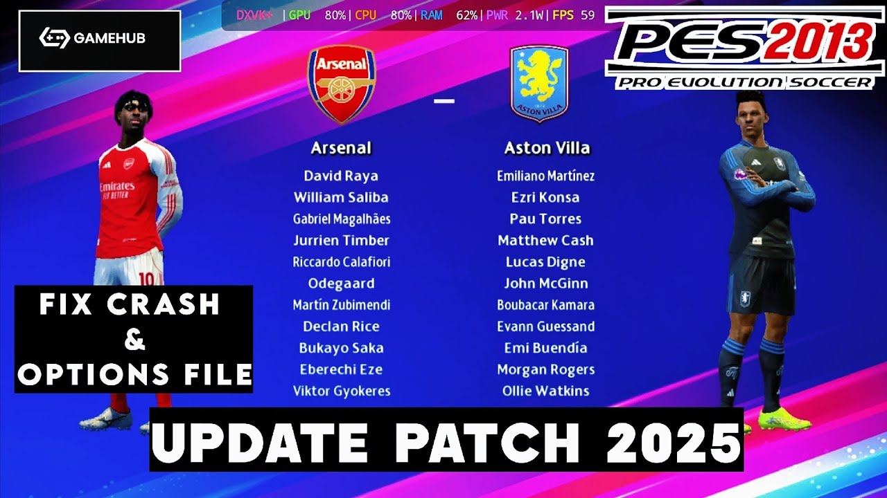 Cara Install PES 2013 Update Patch 2025 di Game Hub – Anti Error & Works 100%!