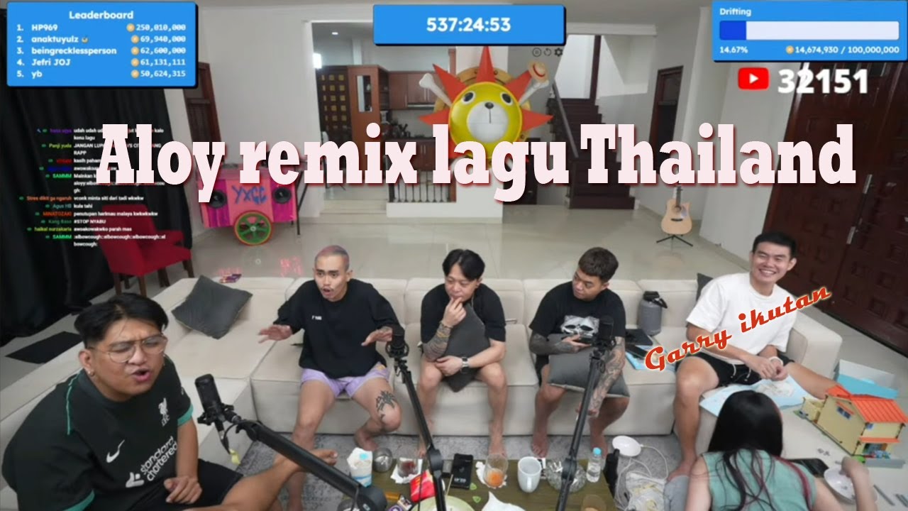 NGAKAK ABIS MOMENT ALOY DAN GARRY REMIX LAGU THAILAND DAN INDIA #marapthon2 #garryang #aloy