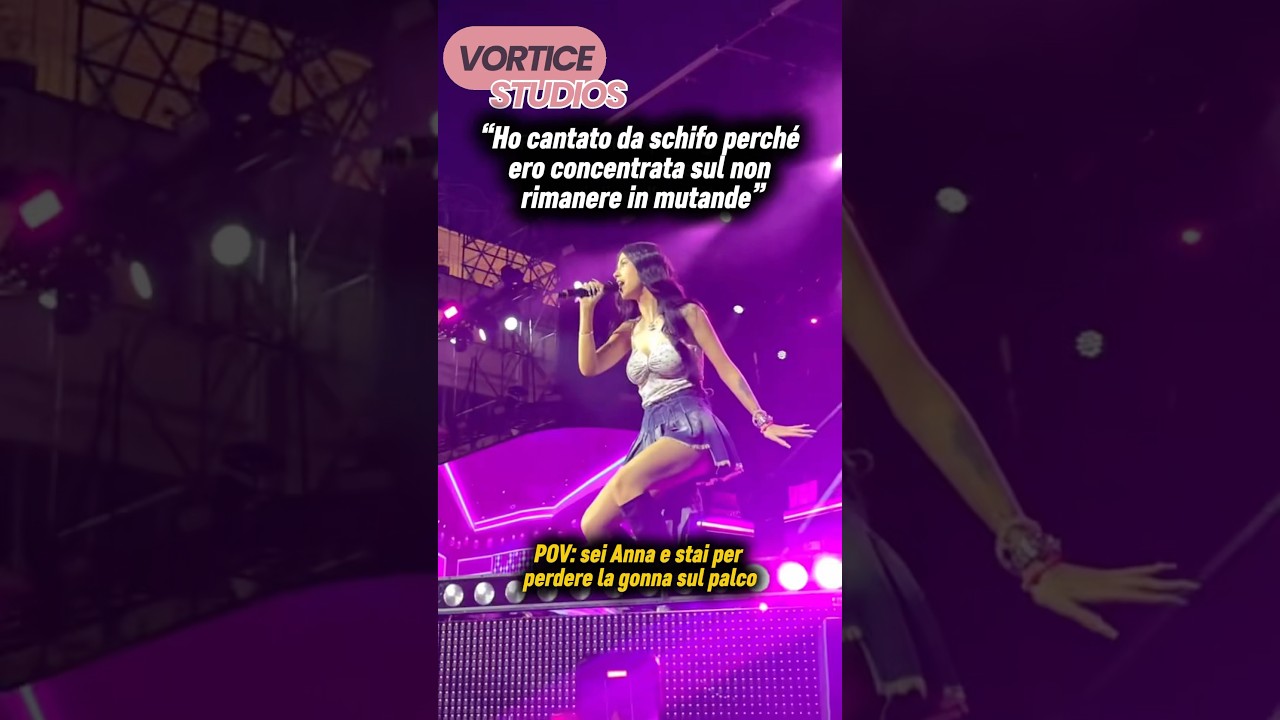 Anna Pepe: problema con la gonna sul palco&hellip;