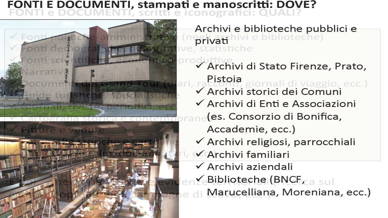 04-02-2022 - 6&deg; Conferenza - Fonti, documenti per la geo-storia - Anna Guarducci e Camillo Berti