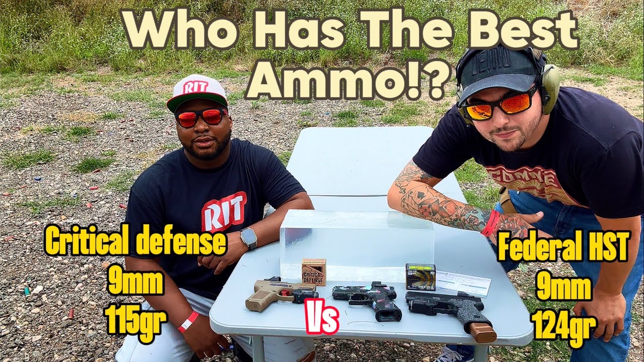 Federal HST 124gr против Hornady Critcal Defense 115gr ||Тест на баллистический гель!!||Кто побед...