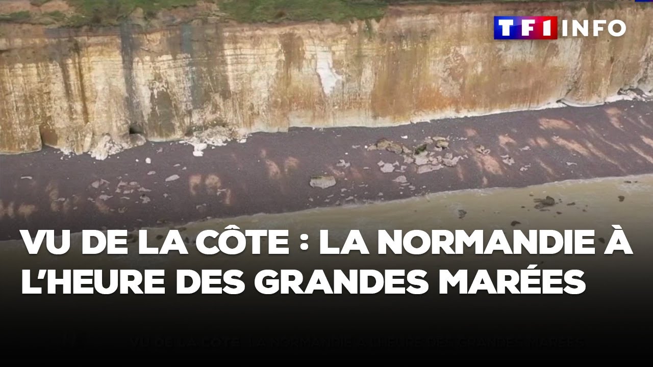 Vu de la côte : la Normandie à l'heure des grandes marées