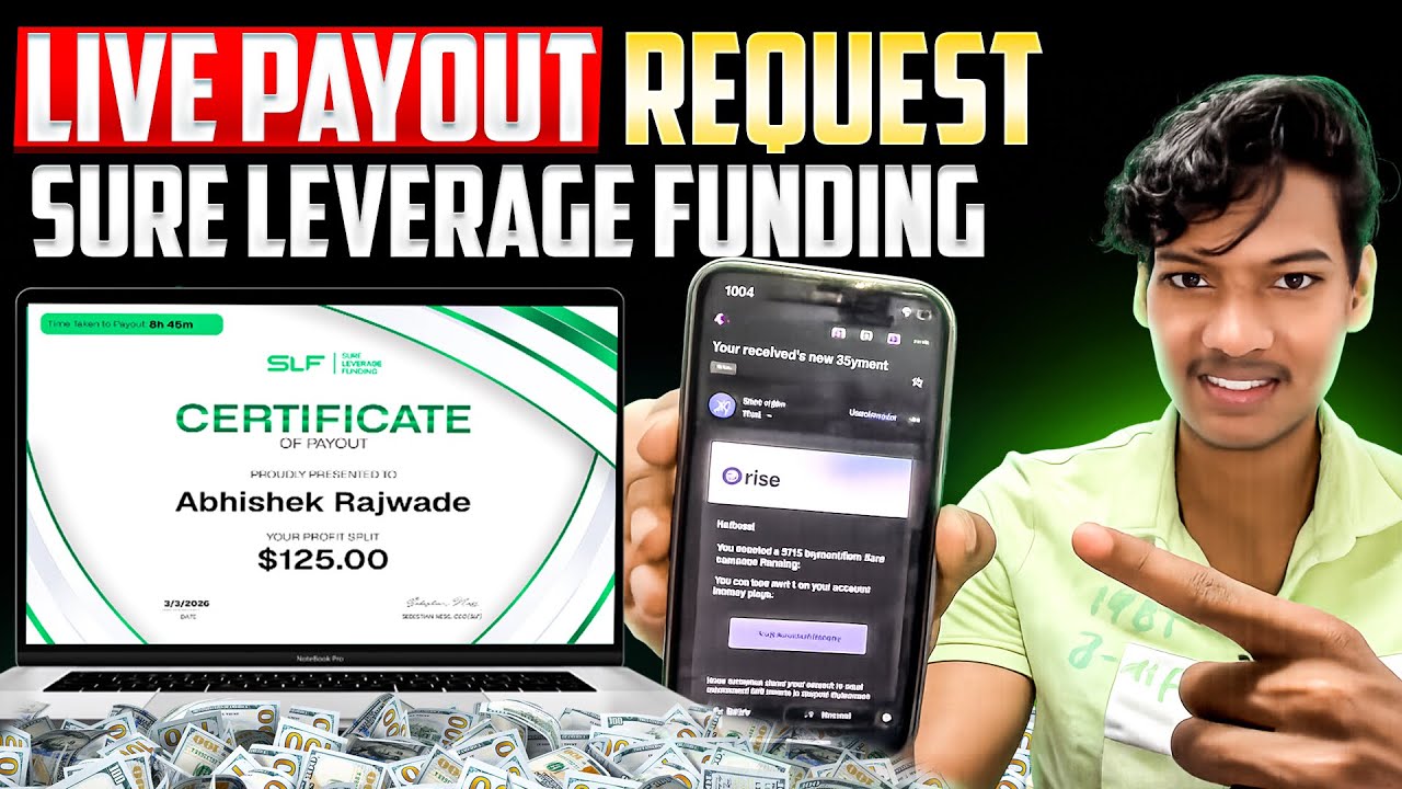 125$ Live Payout Request From SLF || Sure Leverage Funding || Abhishek Rajwade ||