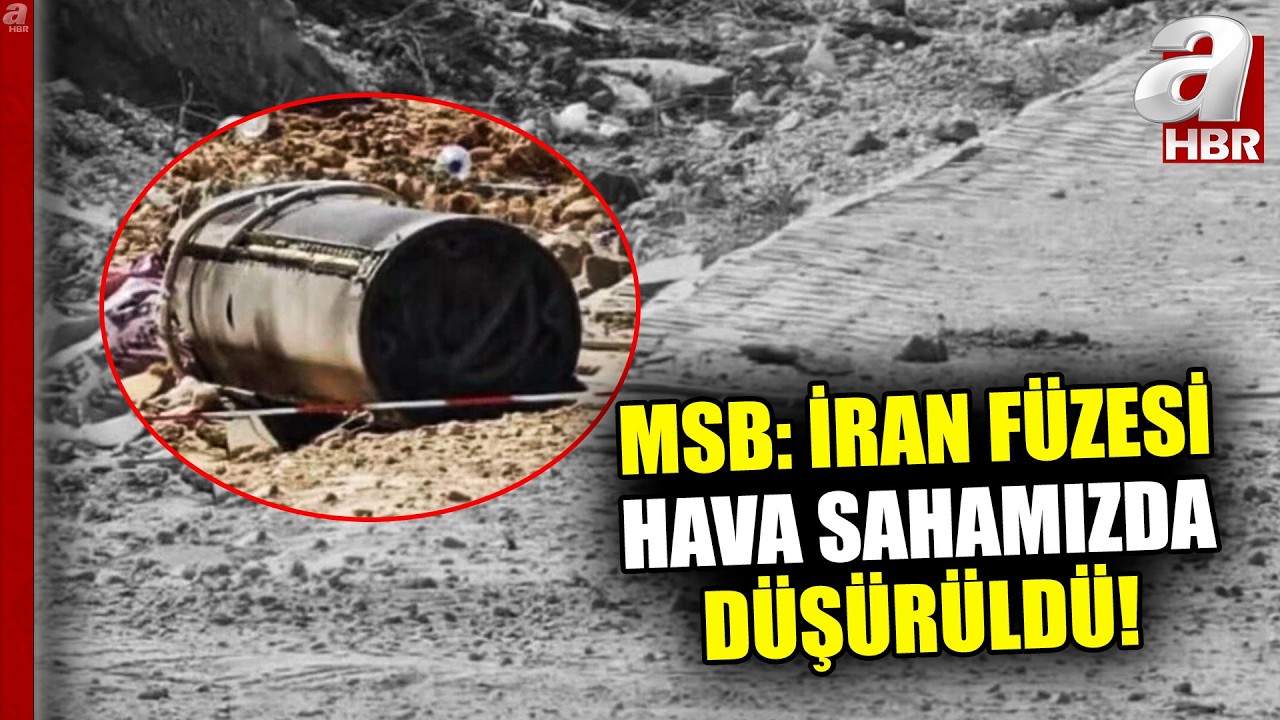MSB: İran Füzesi Etkisiz Hale Getirildi! Füze Parçaları Gaziantep'te Boşalana Düştü! | A Haber