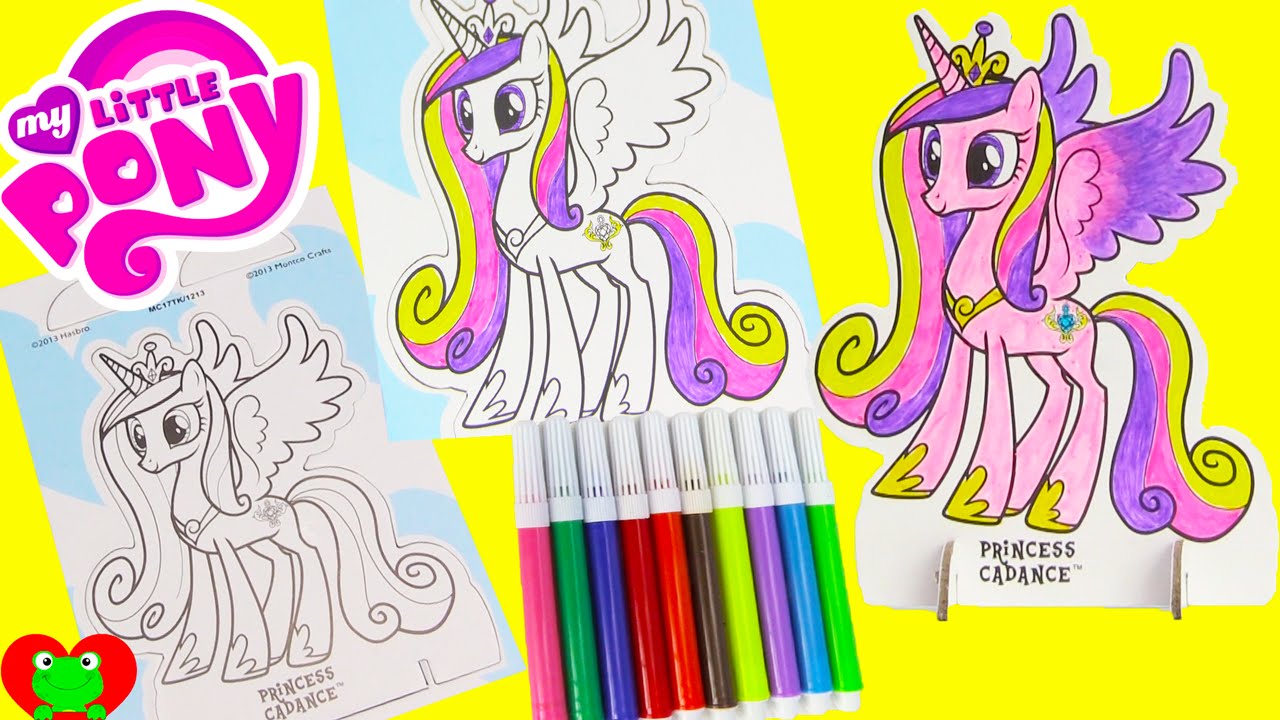 My Little Pony Pop Outz Coloring Princess Cadance, Shopkins, Palace Pets and More