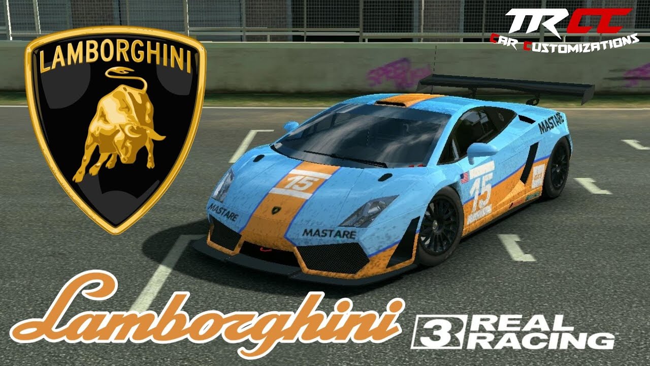 Real Racing 3 Car Customizations: Lamborghini Gallardo LP560 GT3