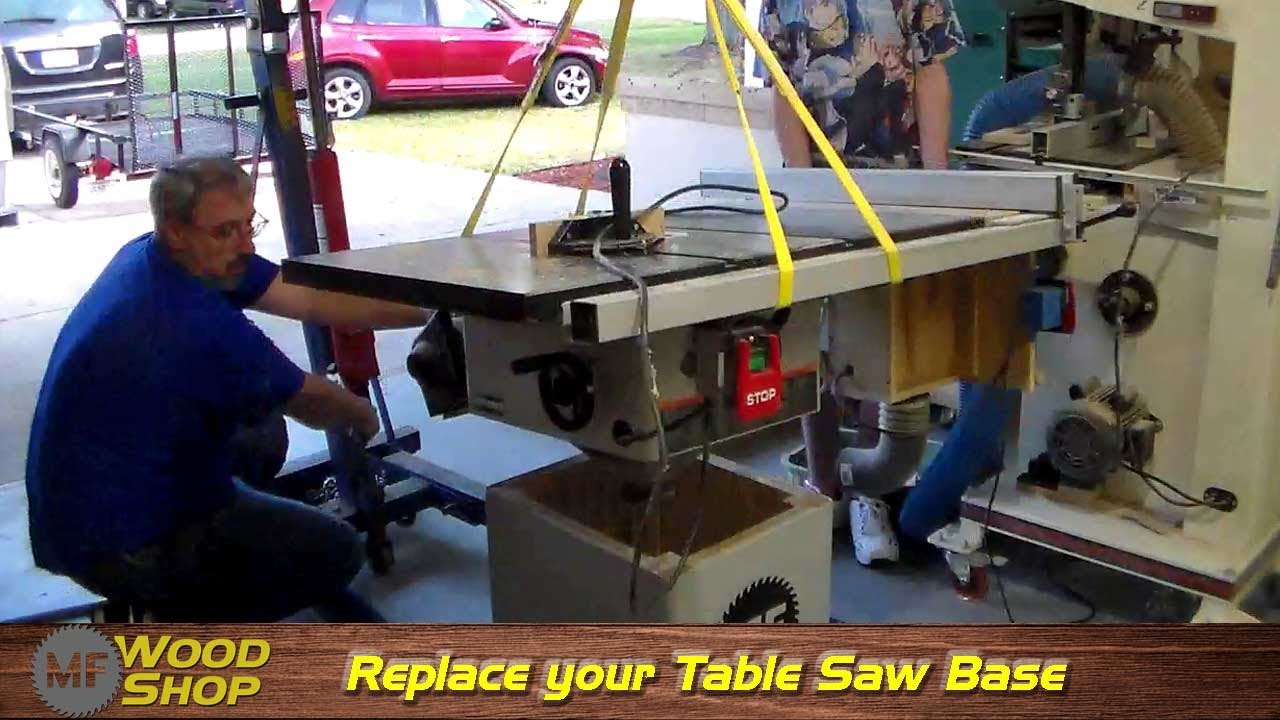 Replace your Table Saw Base