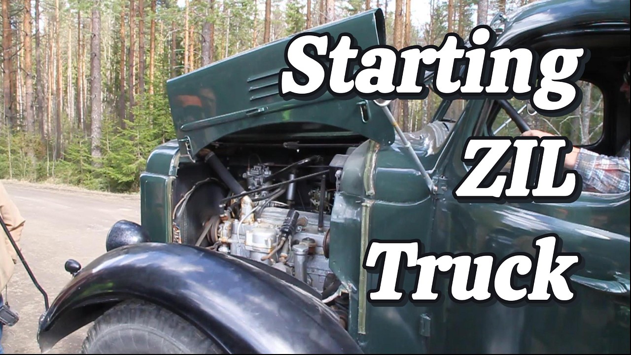 Starting Old ZIL Truck / Käynnistetään ZIL kuorma-auto
