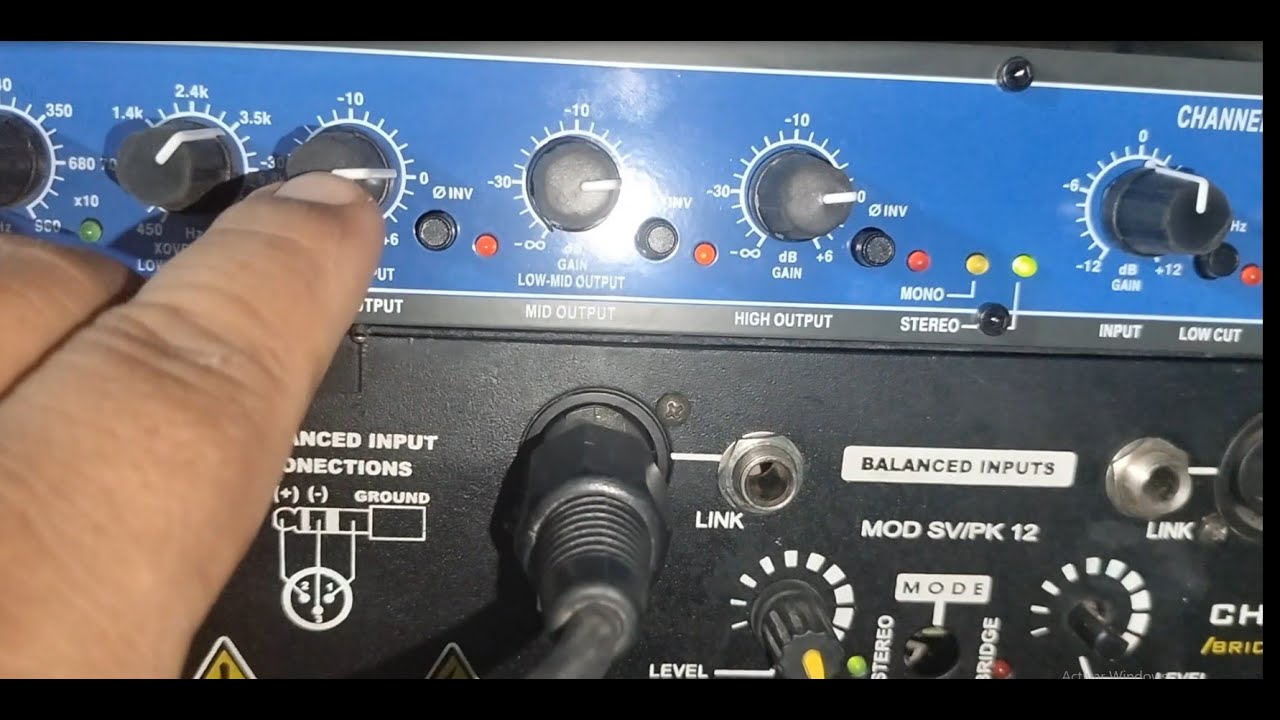 COMO HACER UNA ESTRUCTURA DE GANANCIAS EN MIXER, CROSSOVER, AMPLIFICADORES,, ETC
