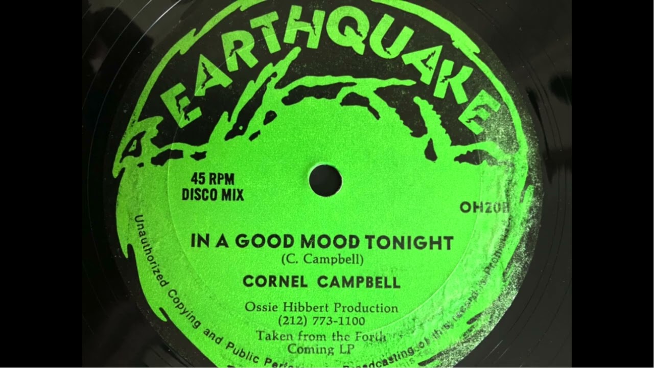 CORNEL CAMPBELL  - In A Good Mood Tonight