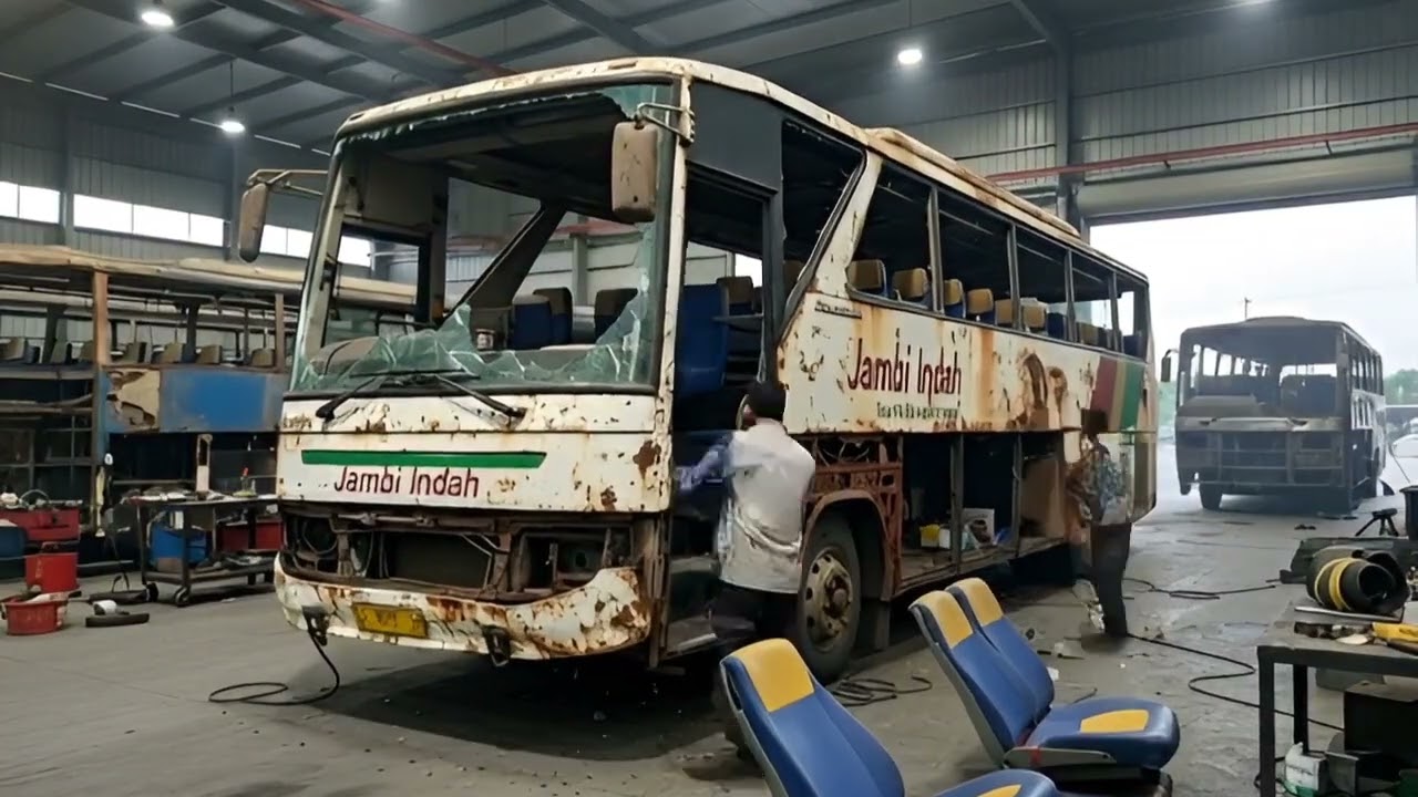 RESTORASI BUS PO JAMBI INDAH