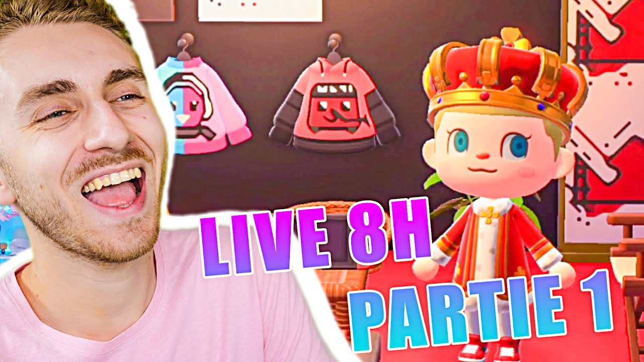 LIVE 8 HEURES PARTIE 1 : ANIMAL CROSSING ! ❤