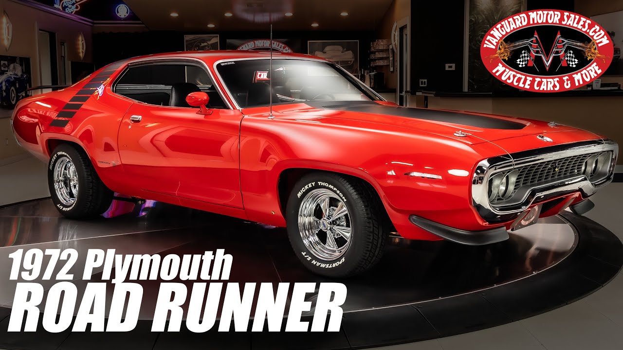 1972 Plymouth Road Runner Tribute For Sale Vanguard Motor Sales #0914