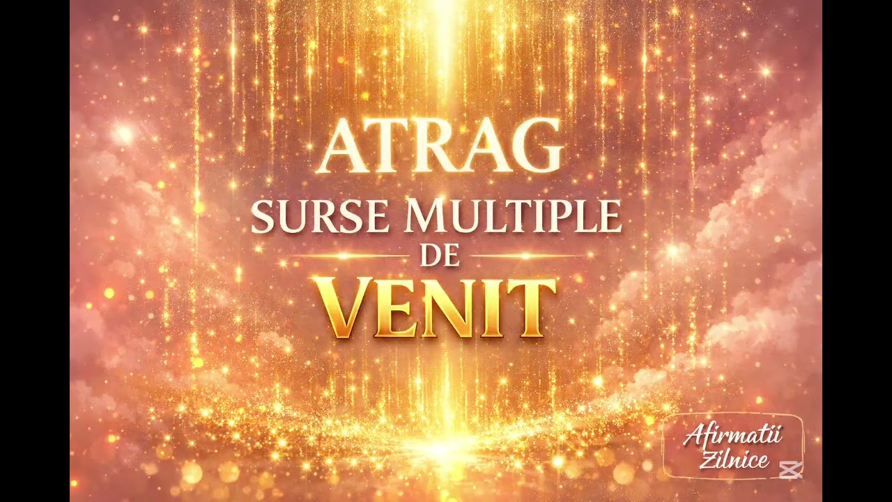 Atrag Surse Multiple de Venit | Afirmatii Zilnice pentru Stabilitate Financiară