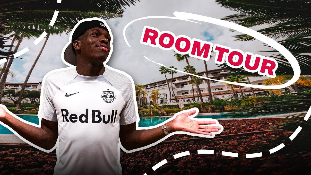 TRAINING CAMP ROOM TOUR ⚽️ Gourna-Douath strolls through the team hotel 🎙️