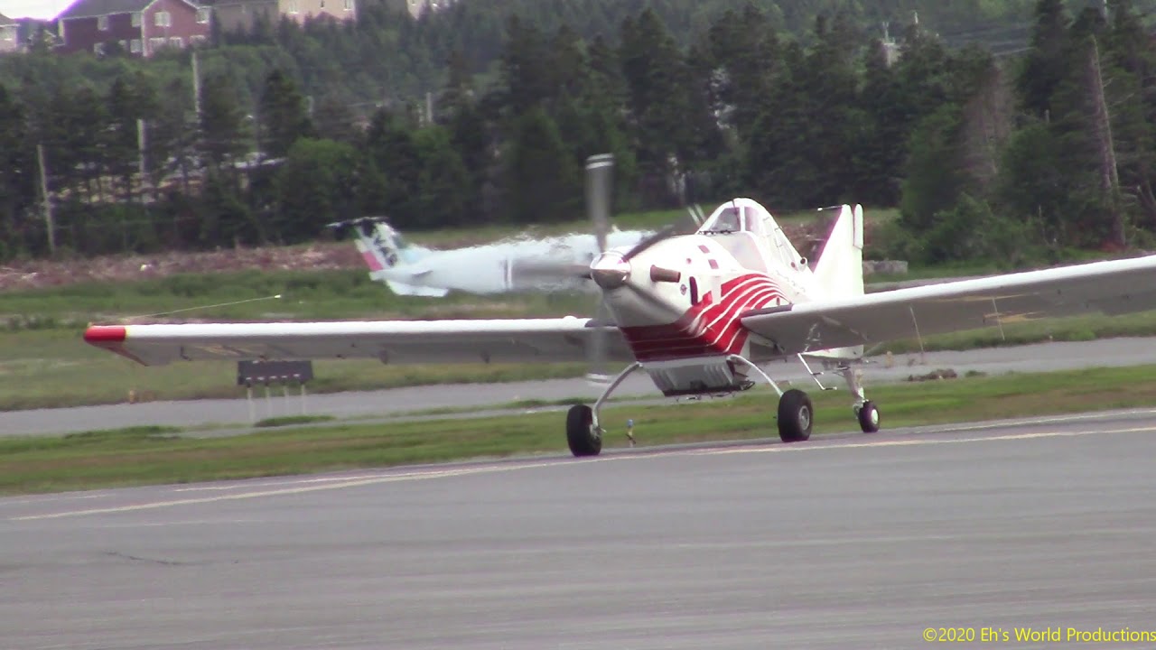 Thrush 710P N5111F Landing at CYYT