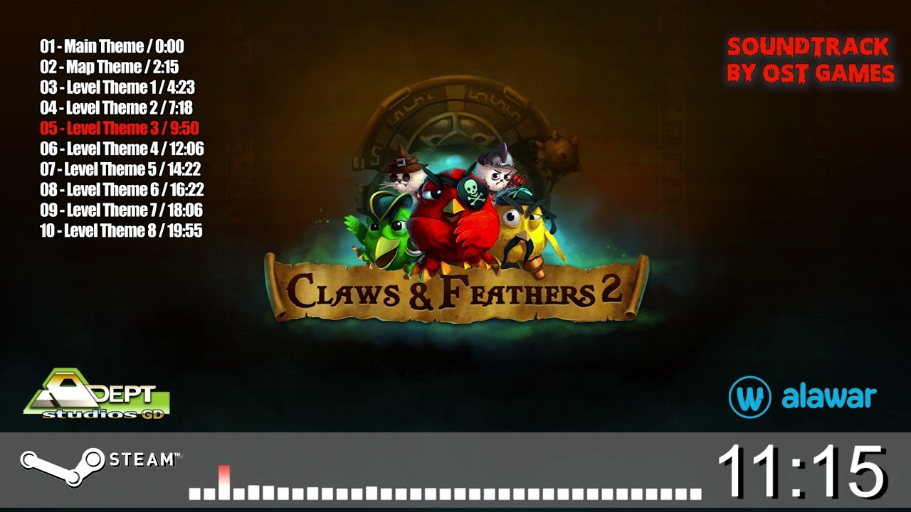Claws & Feathers 2 OST | 2016 | PC - complete soundtrack in one video