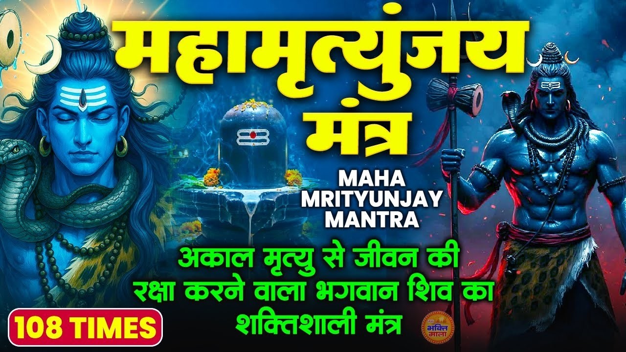Mahamrityunjay Mantra 108 - सोमवार के दिन शक्तिशाली मंत्र का जाप करने से मृत्यु से छुटकारा मिलता है