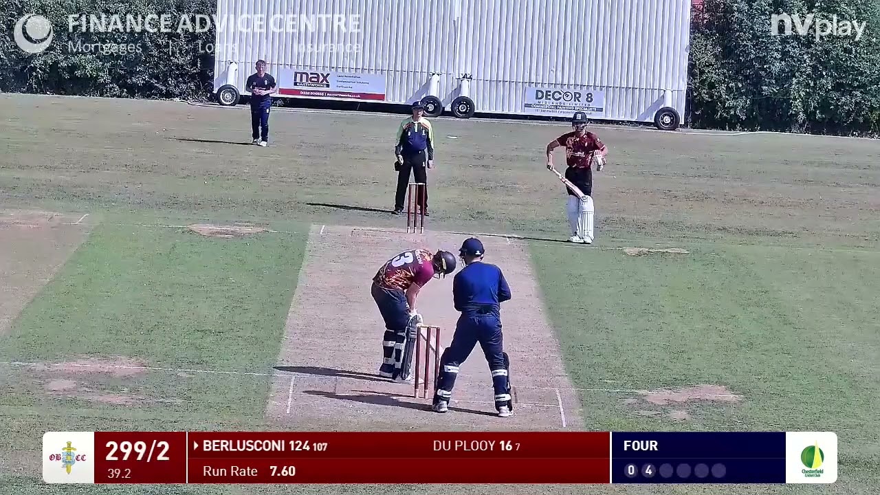 HIGHLIGHTS - OBCC 1s v Chesterfield 1s - Prem Cup Semi Final 10th August 2025
