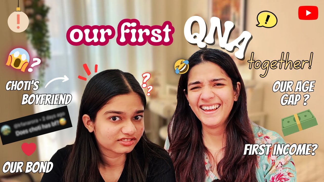 OUR 1st QNA❤️👭🌼 her youtube channel, future plans, boyfriend?? 
