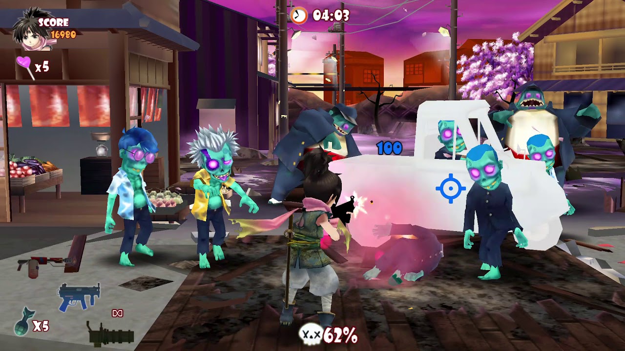 Zombie Panic in Wonderland DX Gameplay (PC Game).