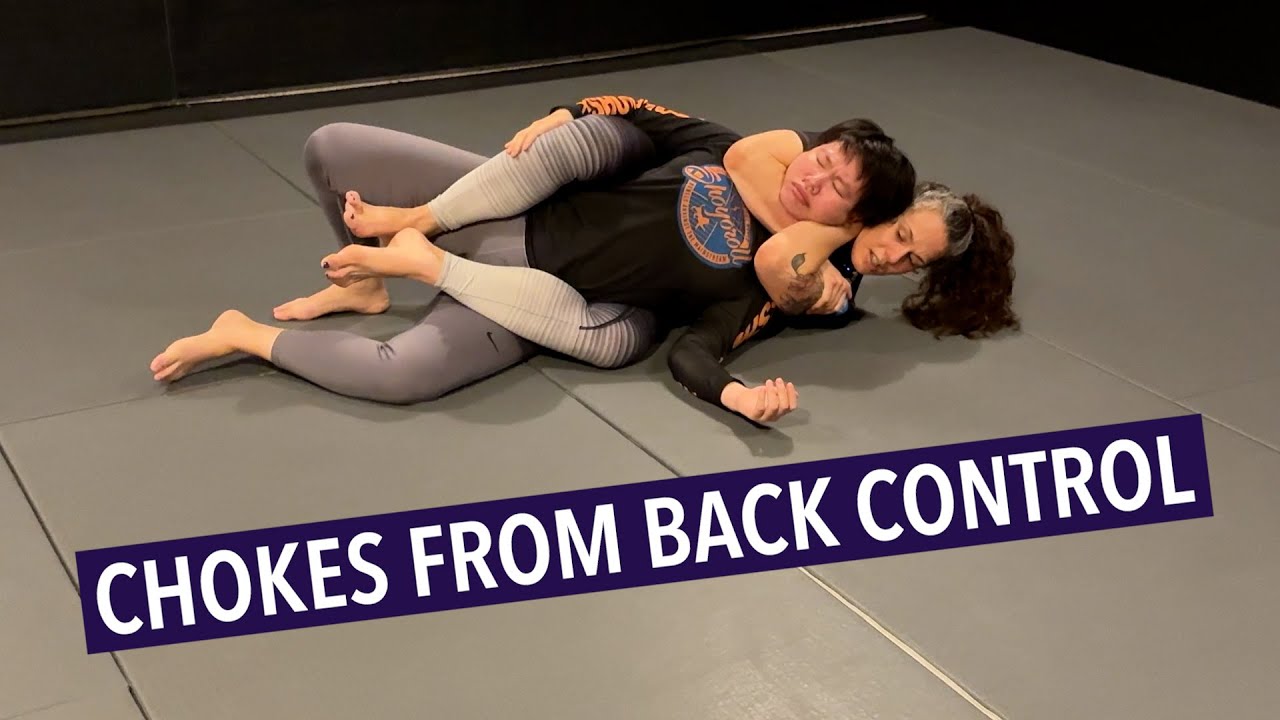 Chokes from Back Control: No-Gi Style 🖤⚡️ Jiu Jitsu w/ Jen Z